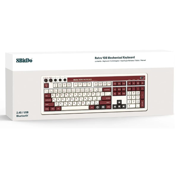 8BitDo Retro 108 Mechanical Keyboard - Fami Edition - Packshot 5