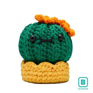 The WOOBLES - Olivia the Barrel Cactus Crochet Kit