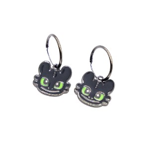 How to Train Your Dragon - Chibi Toothless Hoop Earrings