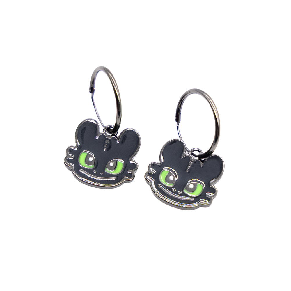How to Train Your Dragon - Chibi Toothless Hoop Earrings - Packshot 1