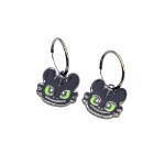 How to Train Your Dragon - Chibi Toothless Hoop Earrings