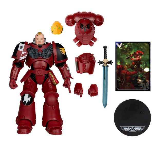 Warhammer 40,000 - Blood Angels Assault Intercessor Sergeant 7" Scale Action Figure - Packshot 5