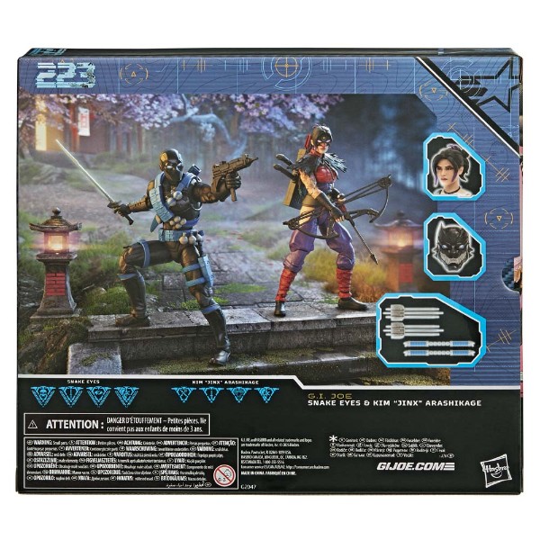 G.I. Joe - Classified Series #223 - Ninja Force Snake Eyes & Kim "Jinx" Arashikage Action Figure 2-Pack - Packshot 5