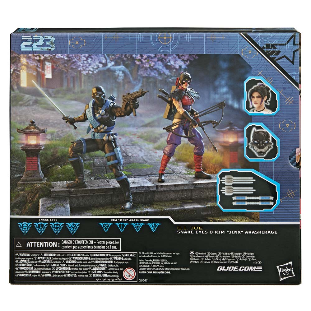 G.I. Joe - Classified Series #223 - Ninja Force Snake Eyes & Kim "Jinx" Arashikage Action Figure 2-Pack - Packshot 5