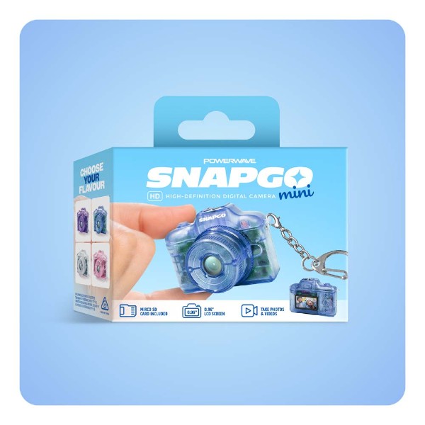 Powerwave SnapGo Mini Camera - Baby Blue - Packshot 4