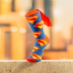 DC Comics - Superman 2025 - Superman Logos (with Cape) Kids Socks - Packshot 3