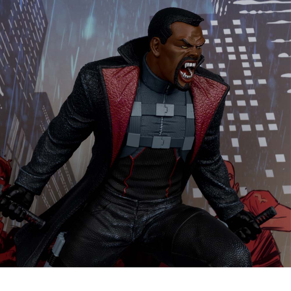 Marvel - Blade (Blade #1) Red Platinum Edition 1/6 Scale Figure with Comic Book - Packshot 4
