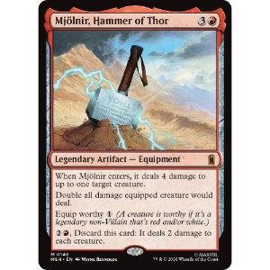 Magic: The Gathering - TCG - Marvel Super Heroes - Mjolnir, Hammer of Thor Foil 146 - NM/M