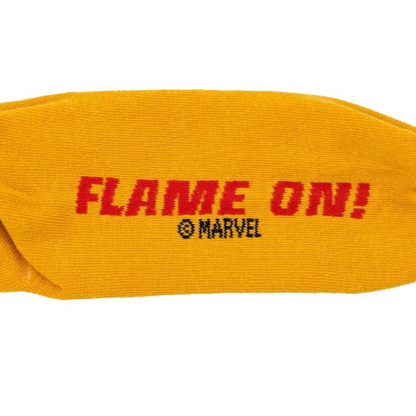 Marvel - The Fantastic Four: First Steps - Flame On Crew Socks - Packshot 3