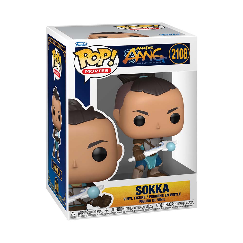 Avatar Aang: The Last Airbender - Sokka Pop! Vinyl Figure - Packshot 2