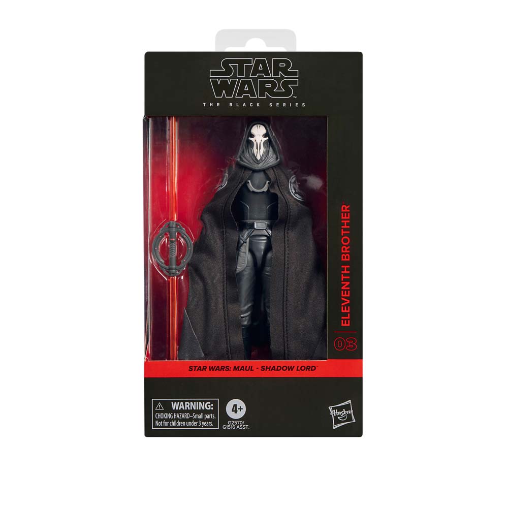 Star Wars - The Black Series - Maul Shadow Lord Eleventh Brother Action Figure - Packshot 2