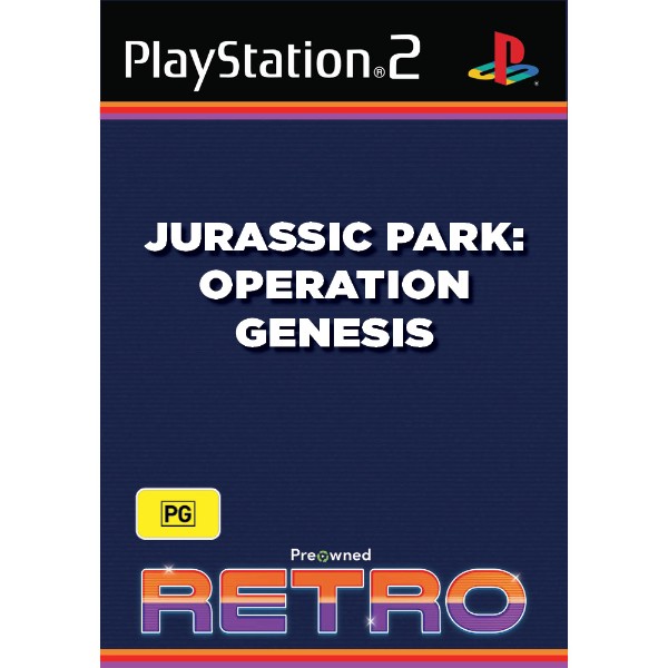 Jurassic Park - Operation Genesis PS2 - Jeux Vidéo | Rakuten