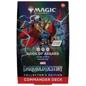 Magic: The Gathering - TCG - Marvel: Darkhold Destiny Commander Deck Collector's Edition - Gods of Asgard