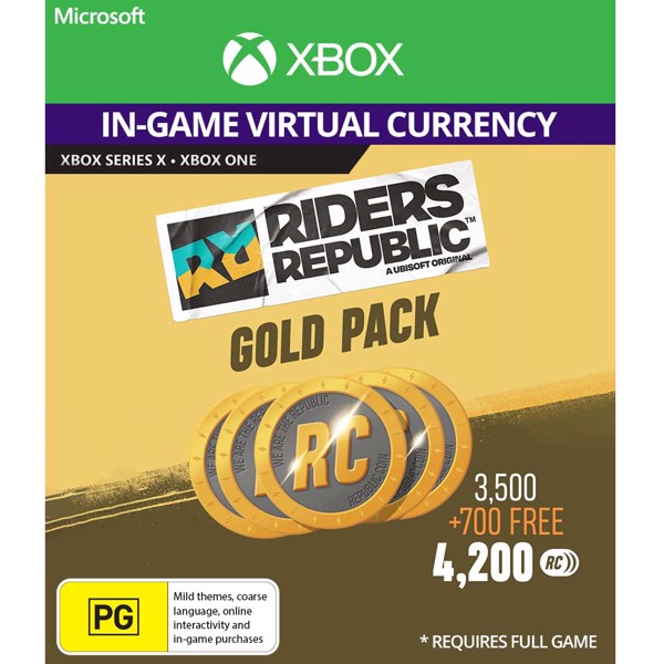 Riders Republic 4200 Republic Coins (In-Game Currency) - Packshot 1