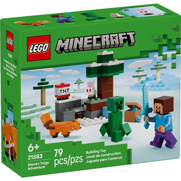 Minecraft - LEGO Steve's Taiga Adventure #21583 - Packshot 3