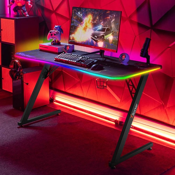 X Rocker Pulsar RGB XL Gaming Desk - Packshot 2