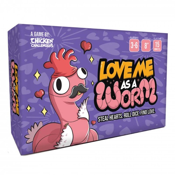 Love Me As a Worm Dice Game - Packshot 1