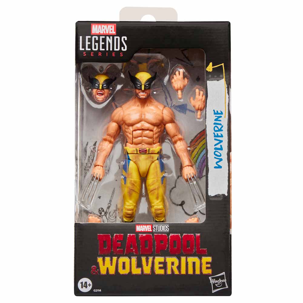 Marvel – Deadpool & Wolverine – Wolverine Shirtless Marvel Legends Action Figure - Packshot 4