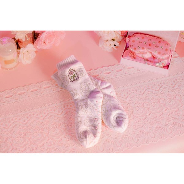 Disney - Beauty & The Beast - Rose Fleece Socks - Packshot 3