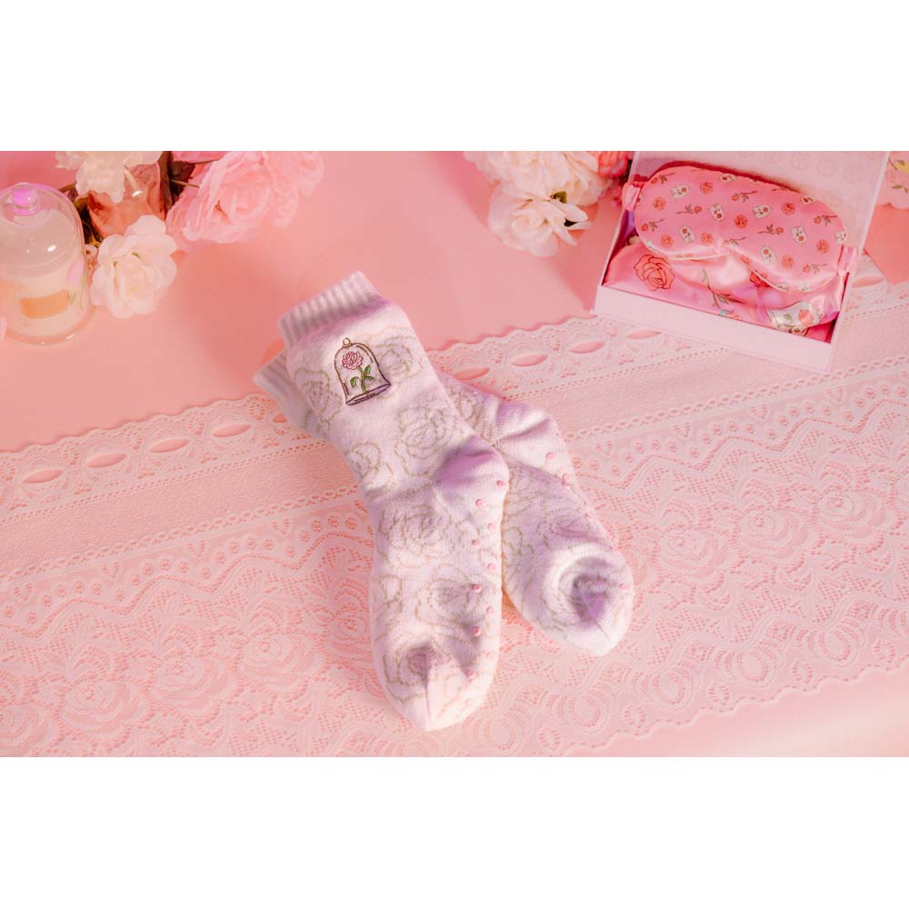 Disney - Beauty & The Beast - Rose Fleece Socks - Packshot 3