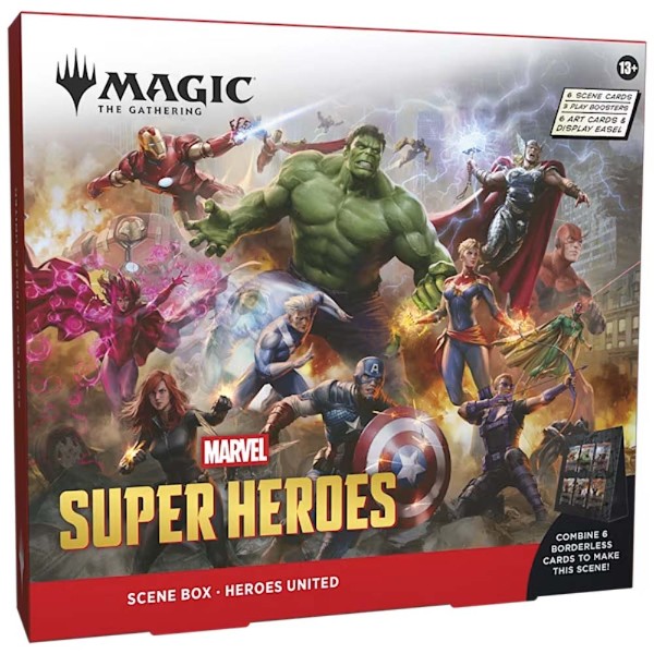 Magic: The Gathering - TCG - Marvel Super Heroes Scene Box - Heroes United - Packshot 1