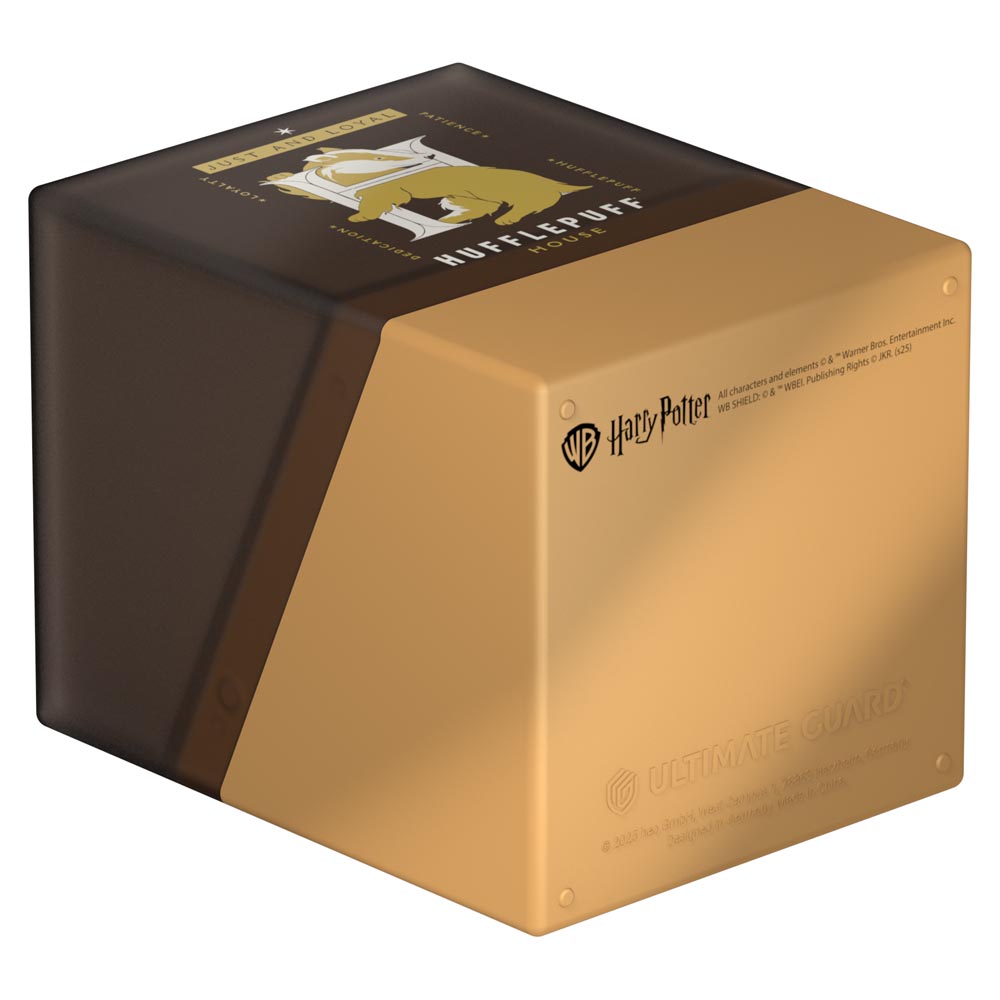 Ultimate Guard - Harry Potter "4 Houses" Boulder 100+ Deck Box - Hufflepuff - Packshot 6