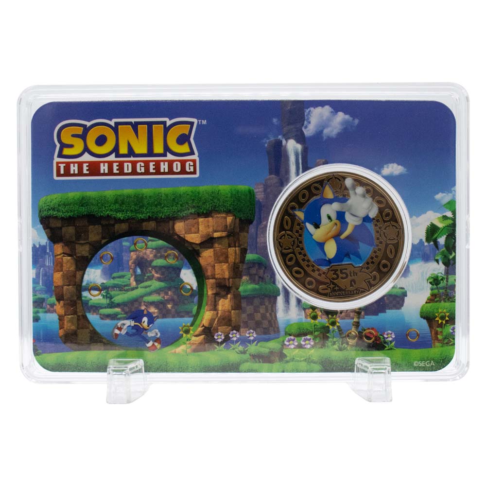 Sonic the Hedgehog – 35th Anniversary Limited Edition Presentation Coin - Packshot 5
