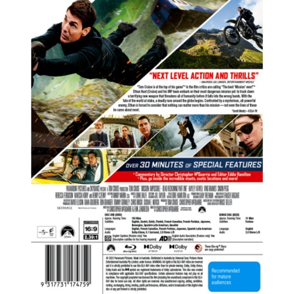 Mission: Impossible - Dead Reckoning - Packshot 2