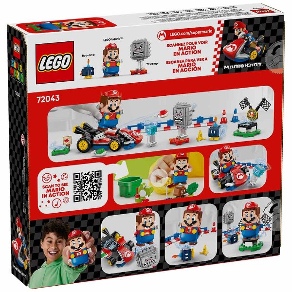 Nintendo - LEGO Super Mario Bros - Mario & Standard Kart #72043 - Packshot 6