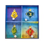 Harry Potter - Hogwarts Houses Christmas Ornaments 4-Pack