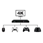 Powerwave - HDMI 4K 2.0 4 Port Switch - Packshot 3