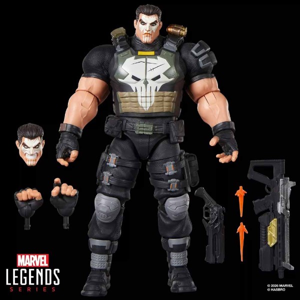 Marvel Rivals – The Punisher Marvel Legends Action Figure - Packshot 5