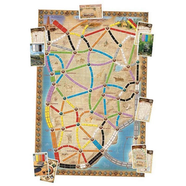 Ticket to Ride: The Heart of Africa Board Game Expansion - Packshot 2