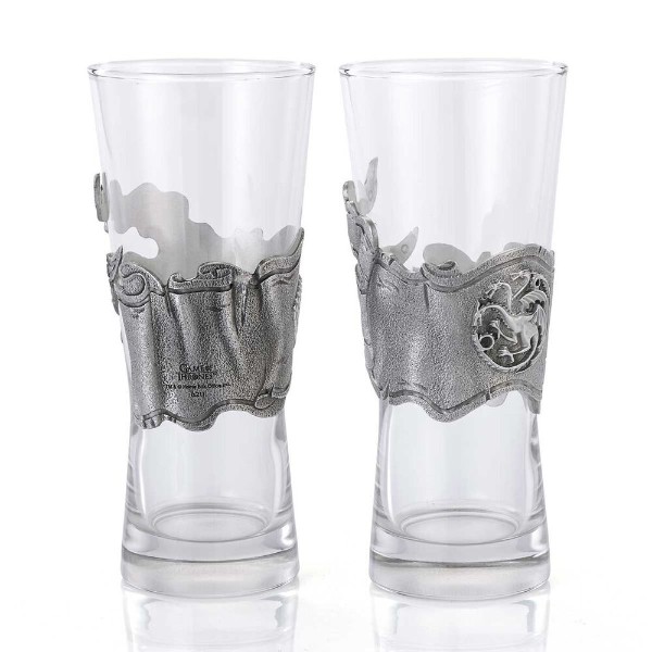 Game of Thrones - Ice & Fire Pilsner Glass 2-Pack - Packshot 2