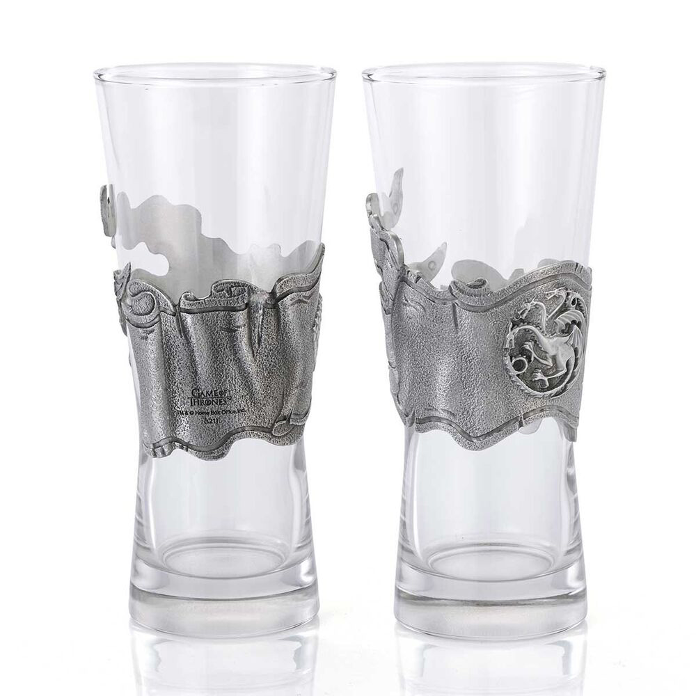 Game of Thrones - Ice & Fire Pilsner Glass 2-Pack - Packshot 2
