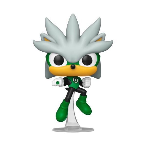 DC Comics x SEGA - Justice League & Sonic the Hedgehog - Silver as Green Lantern Pop! Vinyl Figure - Packshot 1