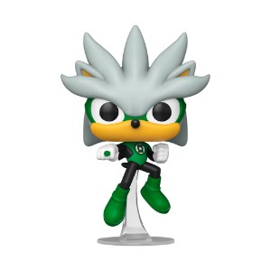 DC Comics x SEGA - Justice League & Sonic the Hedgehog - Silver as Green Lantern Pop! Vinyl Figure