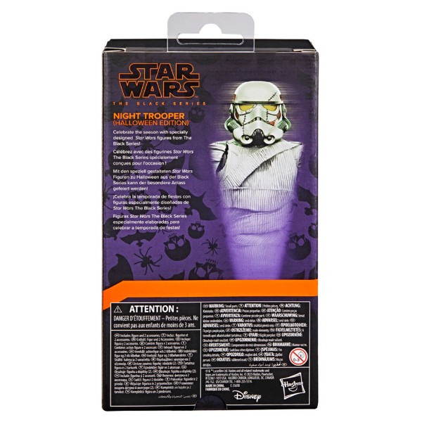 Star Wars - The Black Series Night Trooper (Halloween Edition) Action Figure - Packshot 4