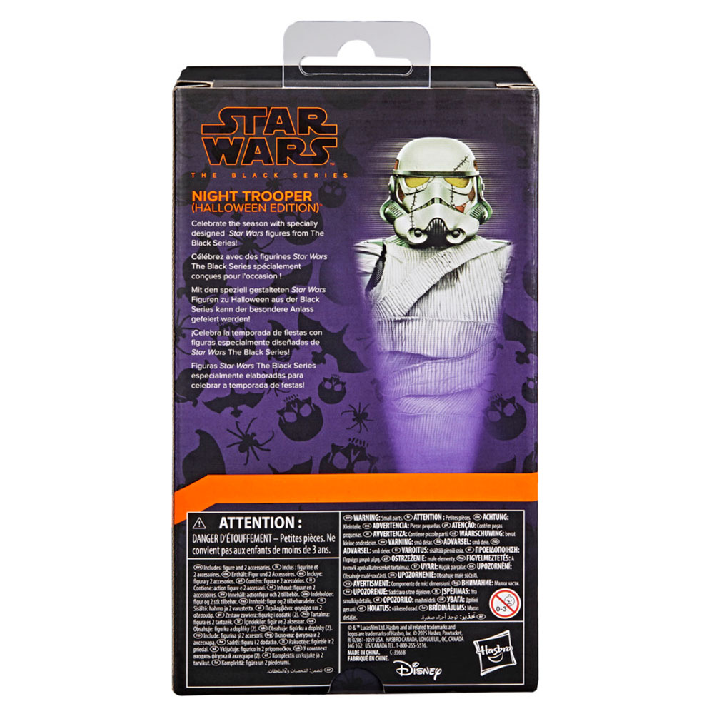 Star Wars - The Black Series Night Trooper (Halloween Edition) Action Figure - Packshot 4
