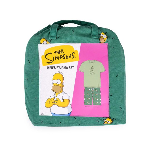 The Simpsons - Homer in The Hedge Men's Pyjama Set - Packshot 2