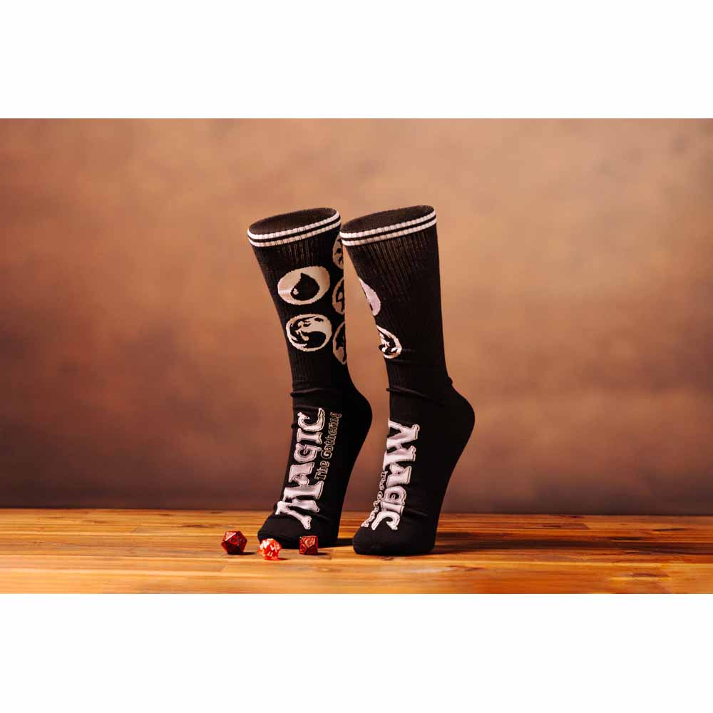 Magic: the Gathering - Monochrome Mana Icons Sport Socks - Packshot 3