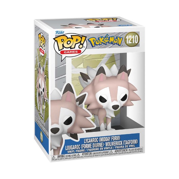Pokemon - Lycanroc (Midday Form) Pop! Vinyl Figure - Packshot 2