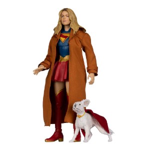 DC Comics - Supergirl (2026) - Supergirl and Krypto Deluxe Gold Label 7" Action Figure