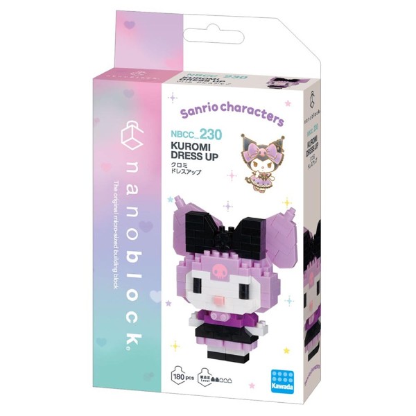 Sanrio - Hello Kitty - Kuromi Dress Up nanoblocks Figure - Packshot 4
