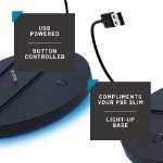 4Gamers PS5 Slim Vertical Stand With USB Charging Ports - Packshot 3