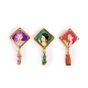 Netflix - KPop Demon Hunters - HUNTR/X Glitter Pin 3-Pack