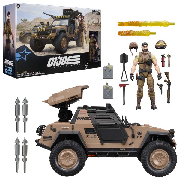 G.I. Joe - Classified Series - #222 Clutch and VAMP Mark II Action Figure - Packshot 1
