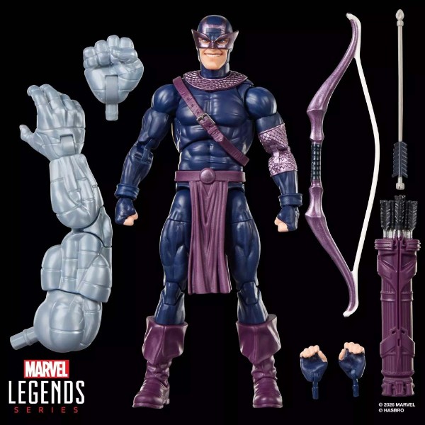 Marvel - Dark Avengers Hawkeye Marvel Legends Action Figure - Packshot 6