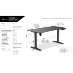 TTRacing - Titus X Smart Desk - 1.4m Walnut (M) - Packshot 2