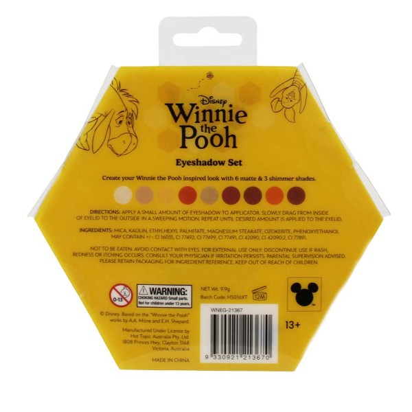 Disney - Winnie the Pooh 9-Shade Eyeshadow Palette - Packshot 3
